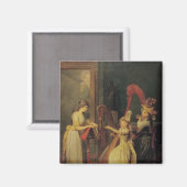 ジェリス与えマダムによるハープのレッスン マグネット (正面/裏面)