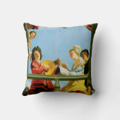 ジェリットヴァンホンソルストミュージカルグループバルコニーアート クッション (裏面)