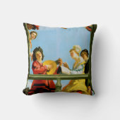 ジェリットヴァンホンソルストミュージカルグループバルコニーアート クッション (正面)