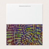 ジェリプリントステンシル抽象芸術アートカード (外部フラット)