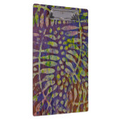 ジェリプリントステンシル抽象芸術アート クリップボード (右)