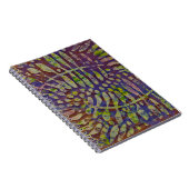 ジェリプリントステンシル抽象芸術アート ノートブック (右側)