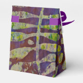 ジェリプリントステンシル抽象芸術アート フェイバーボックス (裏面サイド)