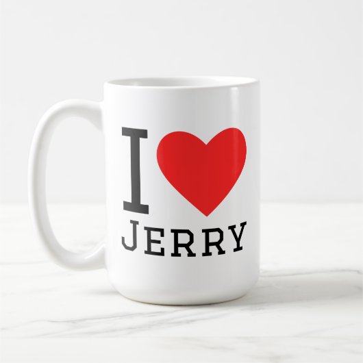 ジェリーが好き コーヒーマグカップ (左)