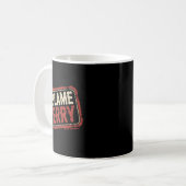 ジェリーのせいだ  コーヒーマグカップ (正面左)