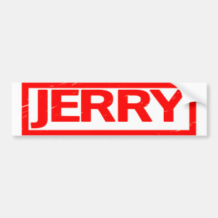 ジェリーのスタンプ バンパーステッカー