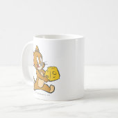 ジェリーはチーズが好きだ コーヒーマグカップ (正面左)