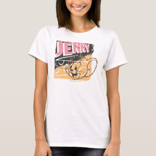 ジェリーはチーズで直面します Tシャツ