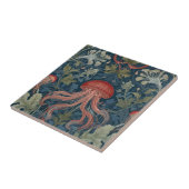 ジェリーウィリアムモリススタイルシー海植物学 タイル (側面)