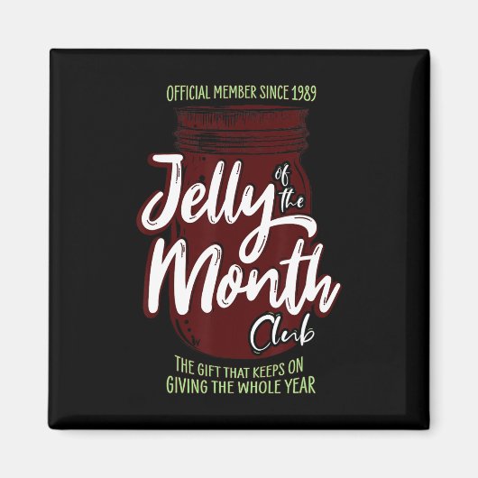 ジェリーオブザカブクラブおもしろい男女クリスマ マグネット (正面)