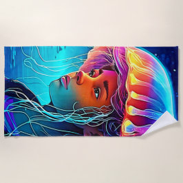 ジェリーガールアート ビーチタオル
