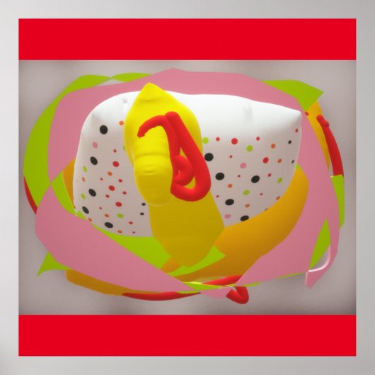 ジェリーキャンディースイーツベビーハグラブソフトクッション ポスター (正面)