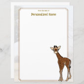 ジェリーキリン白い無線紙シート (正面/裏面)