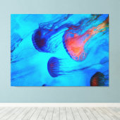 ジェリーグローの流れを見る キャンバスプリント (インサイチュ (ウッドフロア))