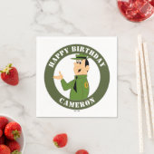 ジェリーストーンズレンジャースミスポートレート スタンダードカクテルナプキン (インサイチュ)