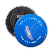 ジェリーテンタクルブライトブルーシーカスタム文字 栓抜き (正面)