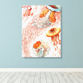 ジェリーディスコby Ernst Haeckel キャンバスプリント (インサイチュ (ウッドフロア))