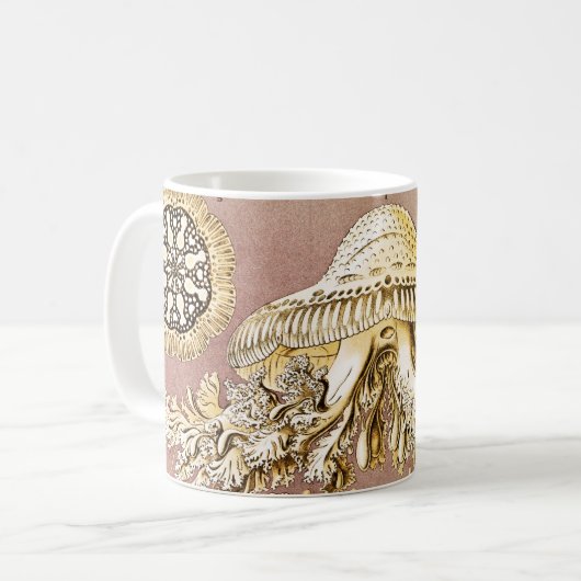 ジェリーディスコby Ernst Haeckel コーヒーマグカップ (正面左)
