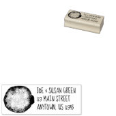 ジェリードーナツグルメアドパーソナライズされたレス ラバースタンプ (押印)