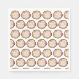 ジェリードーナツHanukkah Chanukkah Sufganiyah スタンダードランチョンナプキン