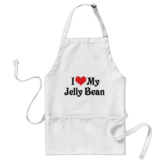 ジェリービーンが大好き スタンダードエプロン (正面)