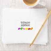 ジェリービーンズ縁どイースター差出人住所 ラベル (インサイチュ)