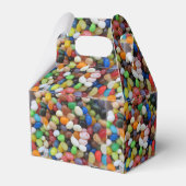 ジェリービーンブラックブルーグリーンキャンディーテクスチャテンプレート フェイバーボックス (裏面サイド)