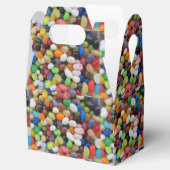 ジェリービーンブラックブルーグリーンキャンディーテクスチャテンプレート フェイバーボックス (オープン)