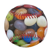 ジェリービーンブラックブルーグリーンキャンディーテクスチャテンプレート 野球ボール (正面)