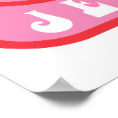 ジェリーピンクハート ポスター (角)