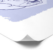 ジェリーブルーチーズロゴ ポスター (角)