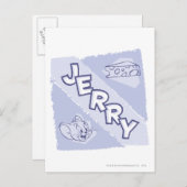 ジェリーブルーチーズロゴ ポストカード (正面/裏面)