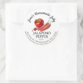 ジェリーラベルヴィンテージジャラペーニョとレッドベルペッパー ラウンドシール (バッグ)