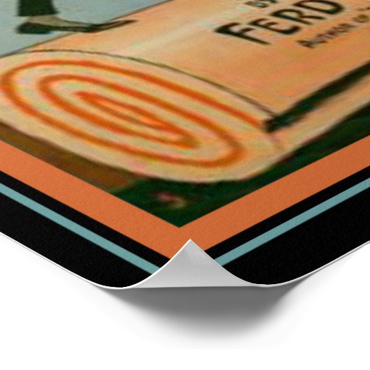 「ジェリー転がブルーズ」キツネトートシート音楽カバー ポスター (角)