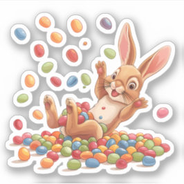 ジェリー遊ビーンズのイースターバニー シール