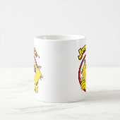 ジェリー・ザ・キャットがコーヒーマグを飲み干す コーヒーマグカップ (中央)