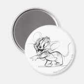 ジェリー・バシャフル・スケッチ マグネット (正面/裏面)