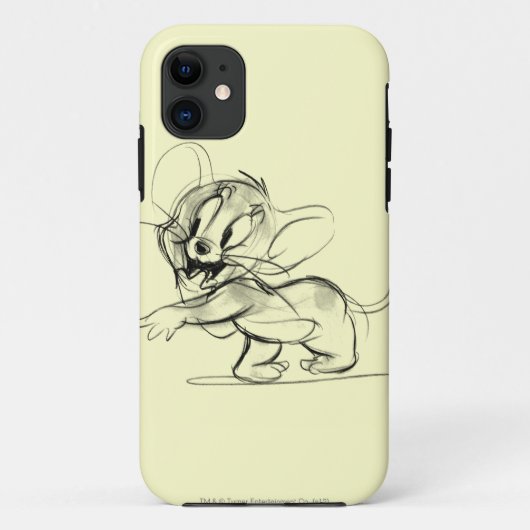ジェリー・バシャフル・スケッチ Case-Mate iPhoneケース (裏面)