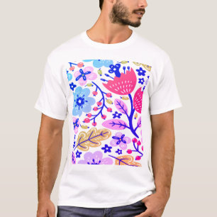 ジェリー&フラワーTシャツデザイン Tシャツ