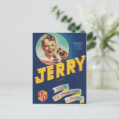 ジェリー・ボーイと犬の郵便カード ポストカード (スタンド正面)