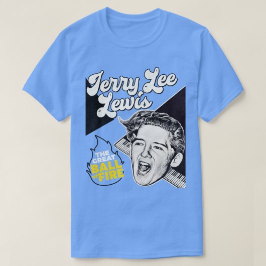 ジェリー・リー・素晴らしルイス・ザ・ボール Tシャツ (デザイン正面)