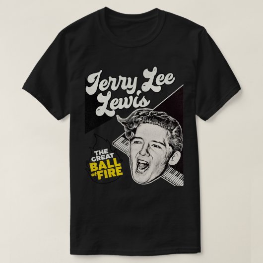 ジェリー・リー・素晴らしルイス・ザ・ボール Tシャツ (デザイン正面)