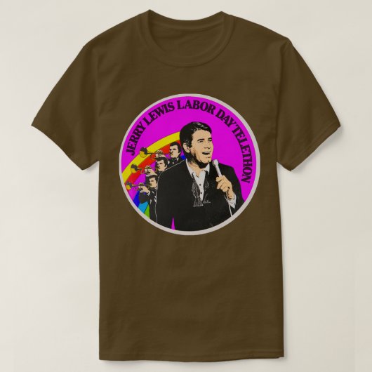 ジェリー・ルイス労働日テレソン Tシャツ (デザイン正面)