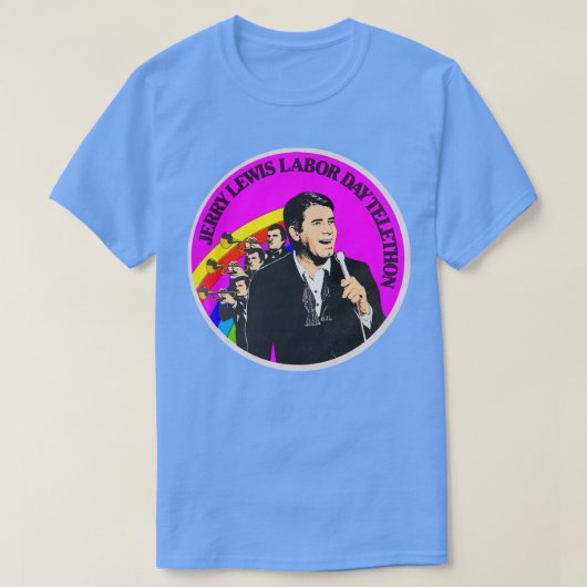 ジェリー・ルイス労働日テレソン Tシャツ (デザイン正面)