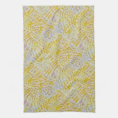 ジェリ印刷ゴールデン葉 キッチンタオル (縦)