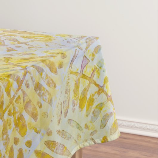 ジェリ印刷ゴールデン葉 テーブルクロス (インサイチュ)