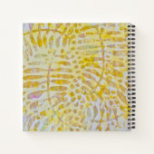 ジェリ印刷ゴールデン葉 ノートブック (裏面)