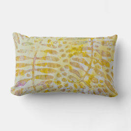 ジェリ印刷ゴールデン葉 ランバークッション