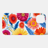 ジェルカラフルベラデイジーフローラ Case-Mate iPhoneケース (裏面 (横))