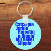 ジェルキンブルーをキャッチ キーホルダー (正面)